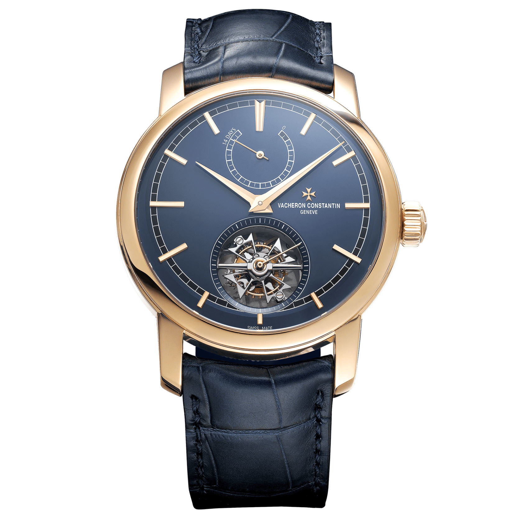 Vacheron Constantin Traditionnelle 14 Day Tourbillon Bucherer Blue