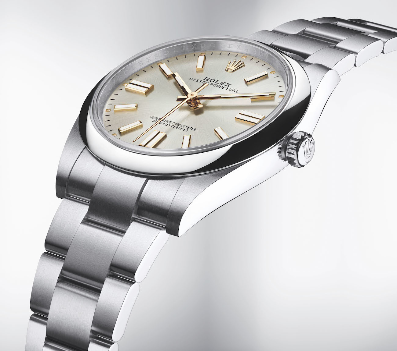 oyster perpetual silver dial