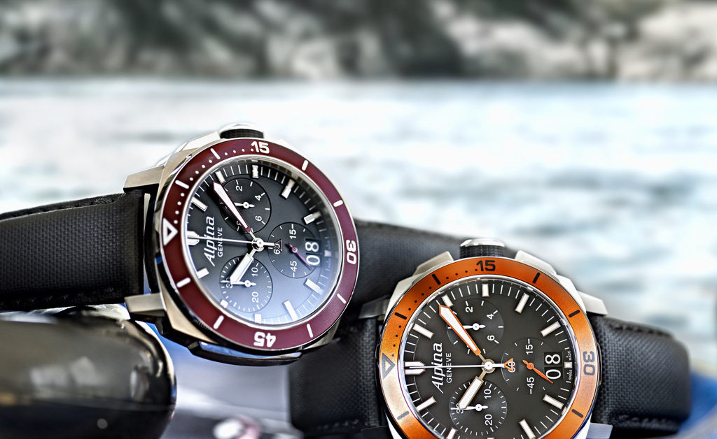Alpina seastrong diver 300 chronograph big date clearance