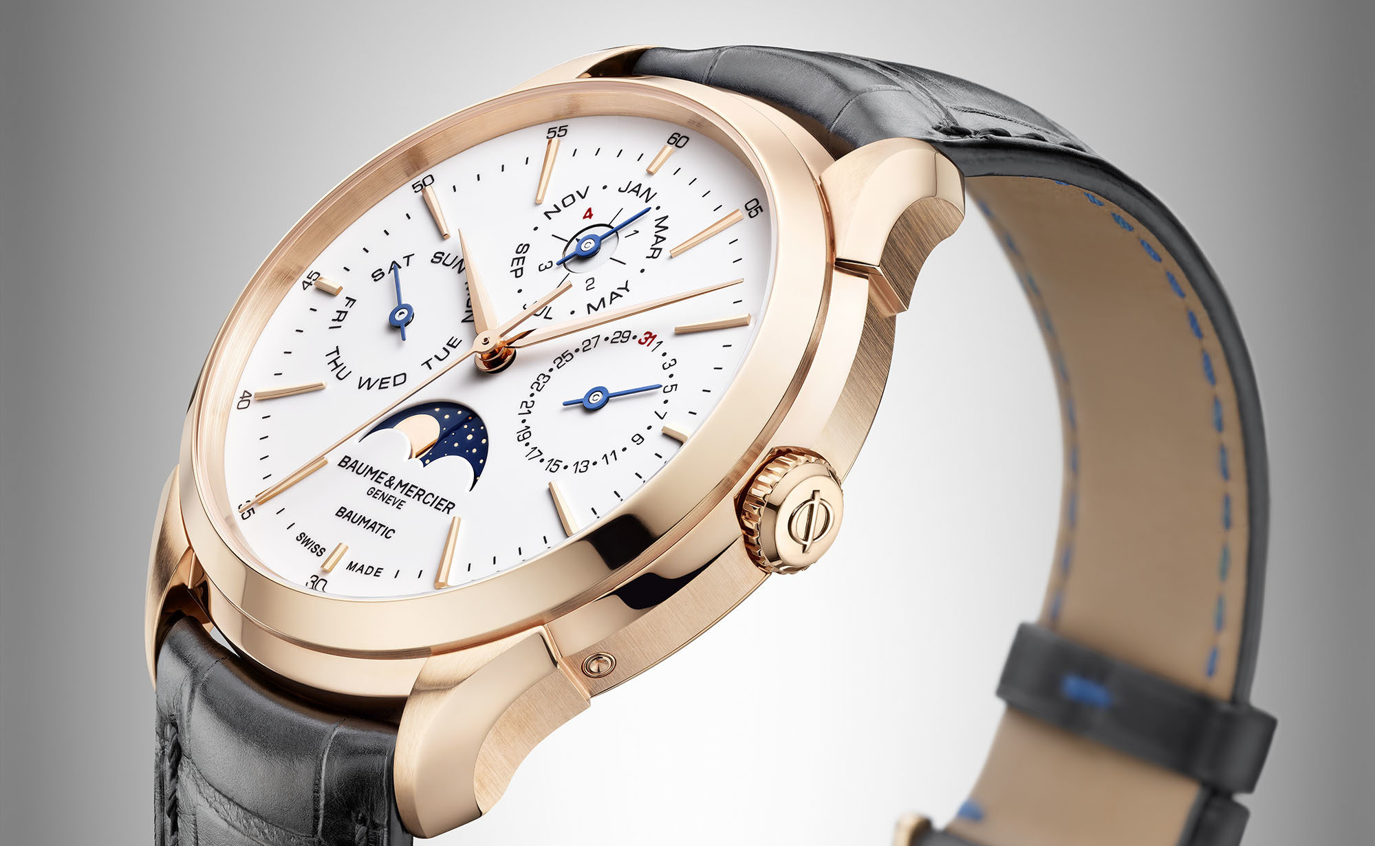 Baume & Mercier Clifton Baumatic Perpetual Calendar Watchonista