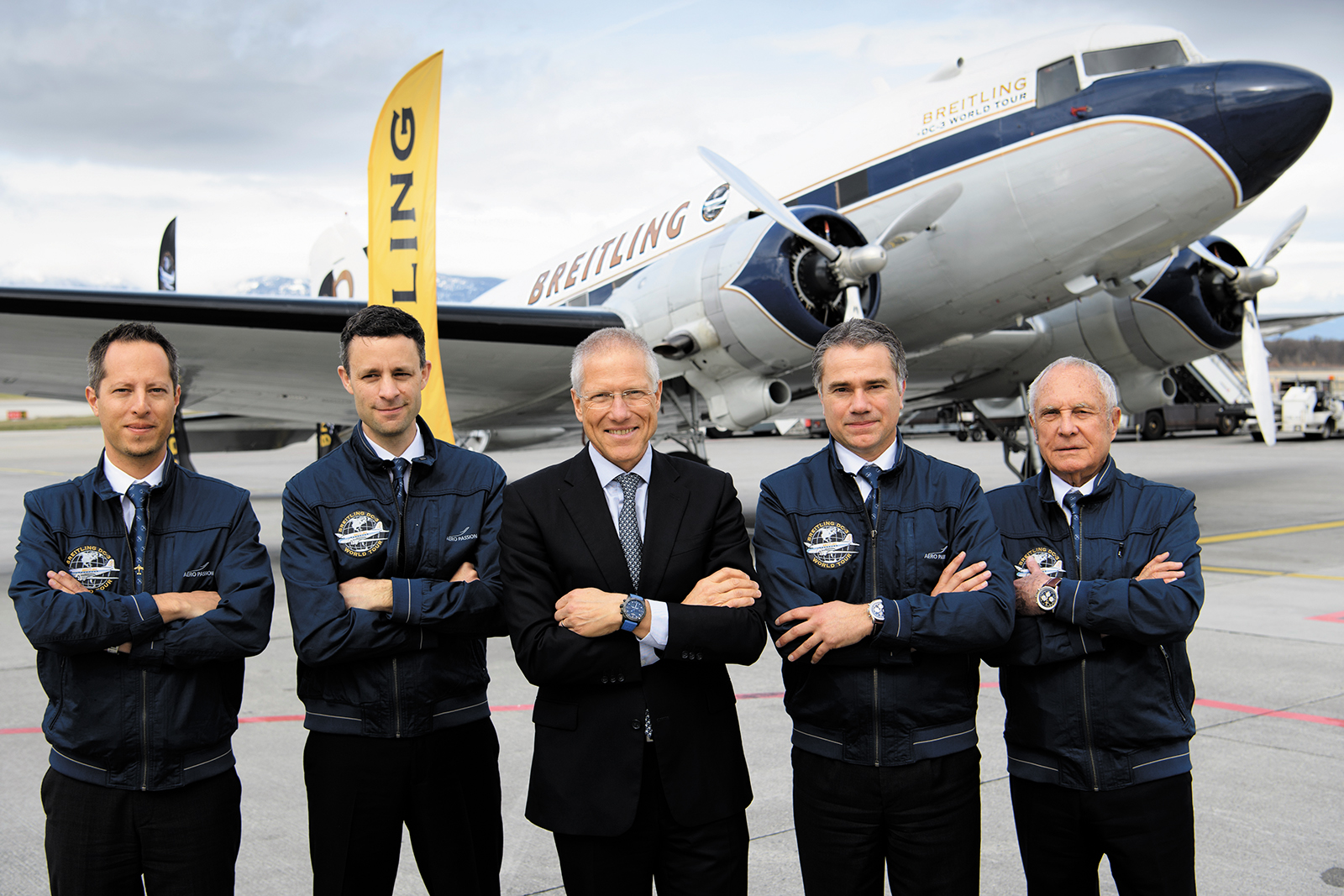 The Breitling DC 3 kicks off its great world tour Watchonista