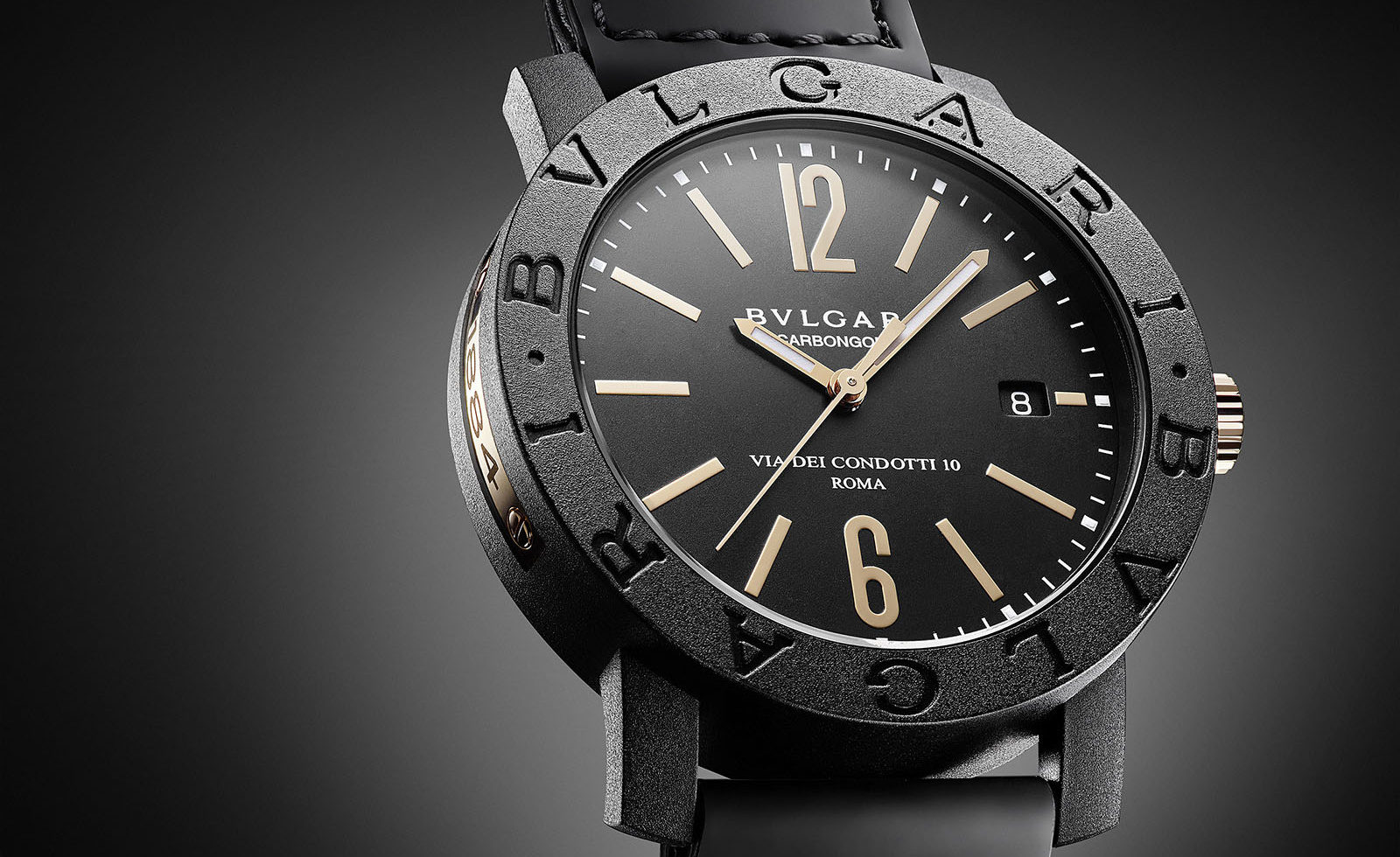 bvlgari new watch carbon gold