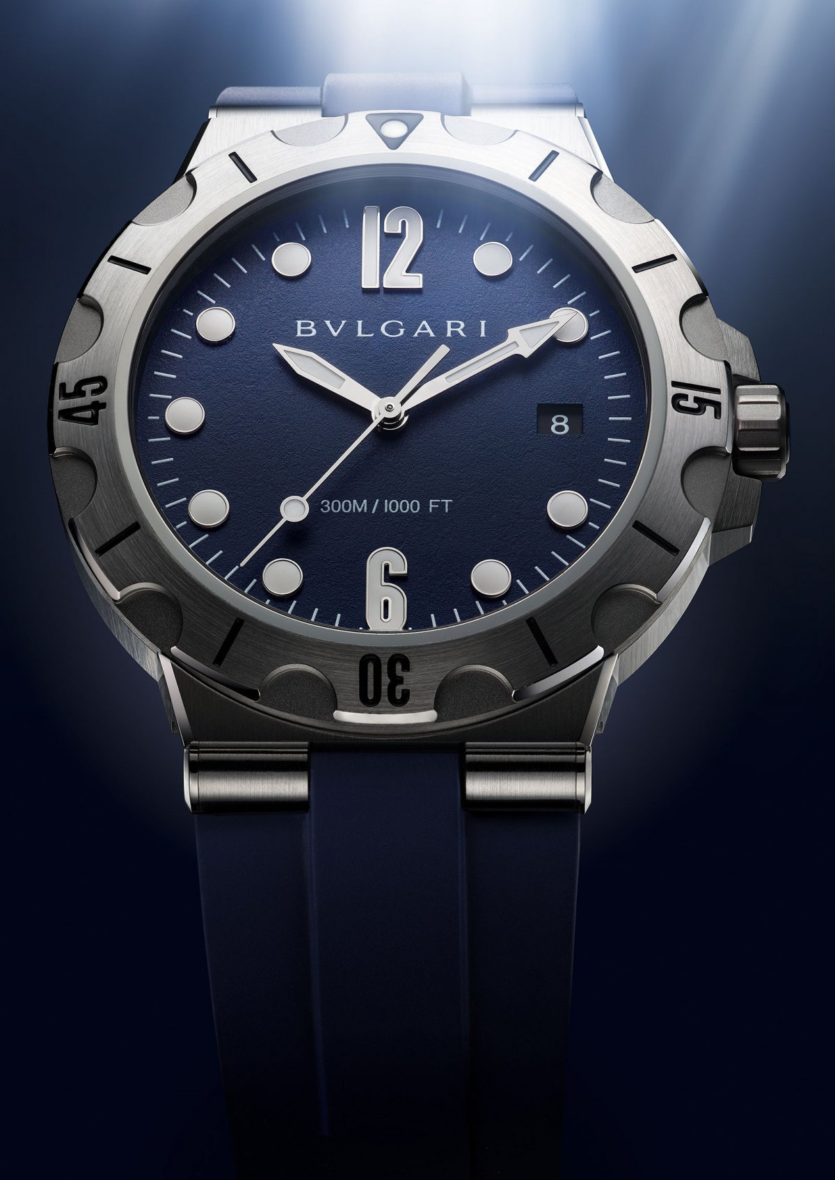 bvlgari diagono blue dial