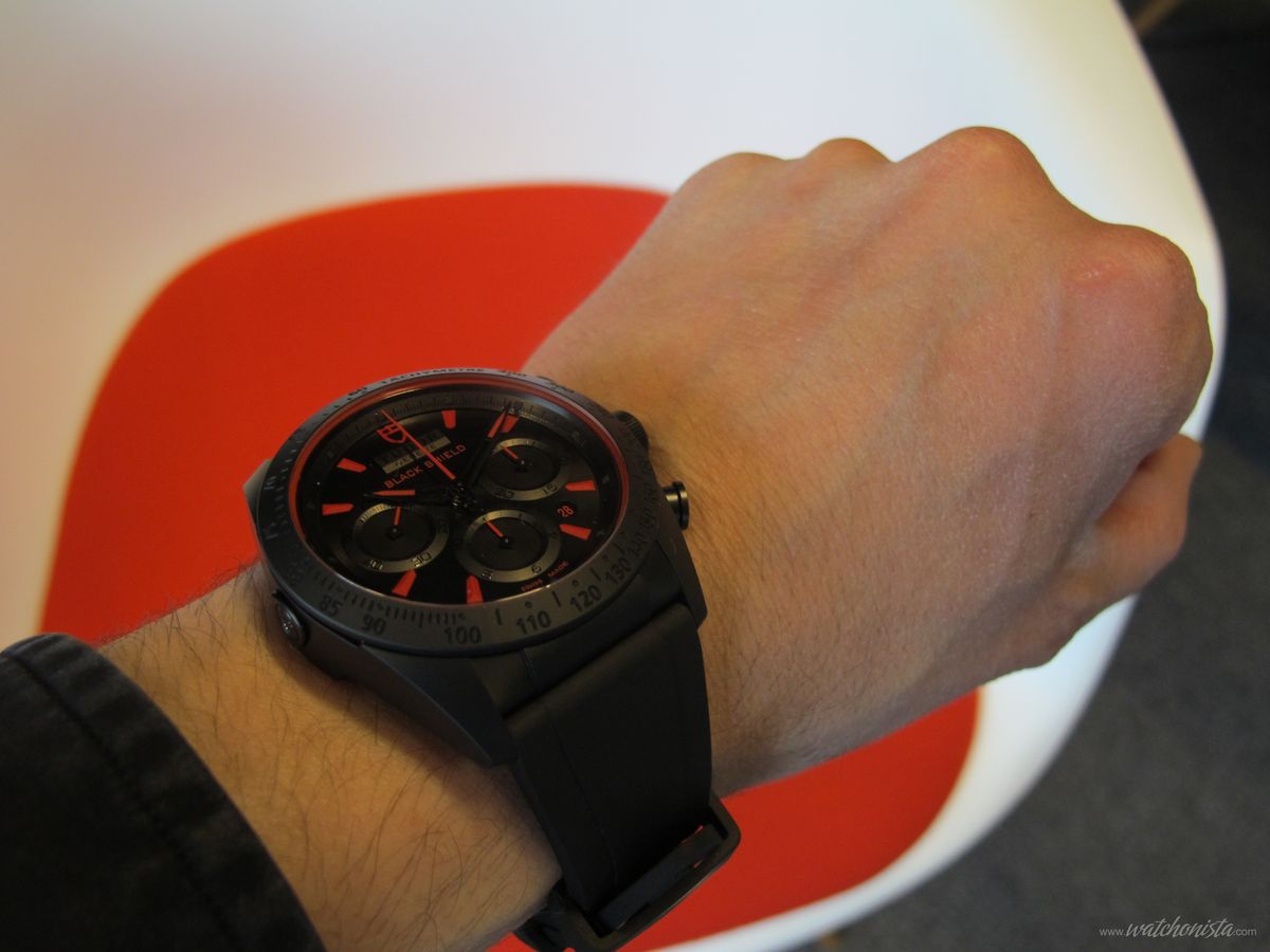 Tudor geneve black shield shop