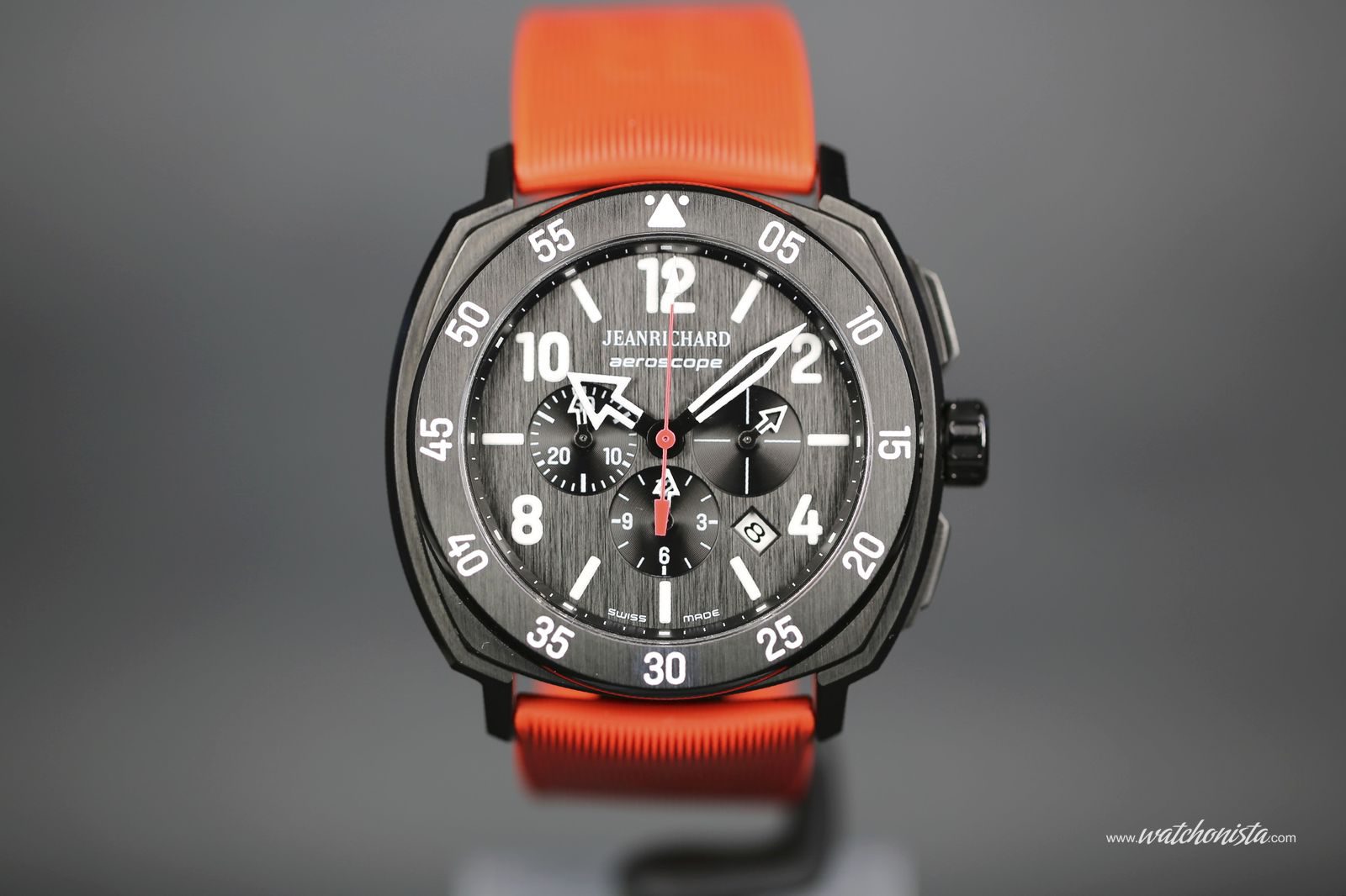Multicolored rubber wristwatches for the JEANRICHARD sport collections