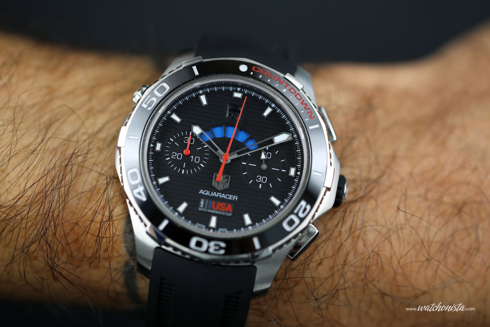 Tag heuer 2025 aquaracer countdown chronograph