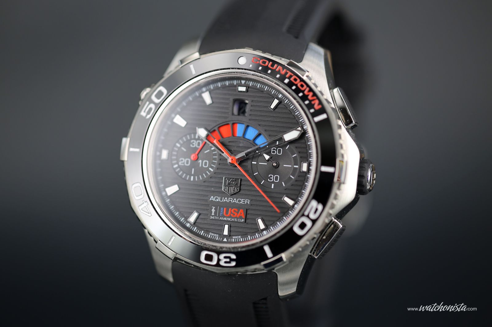 tag heuer america's cup watch