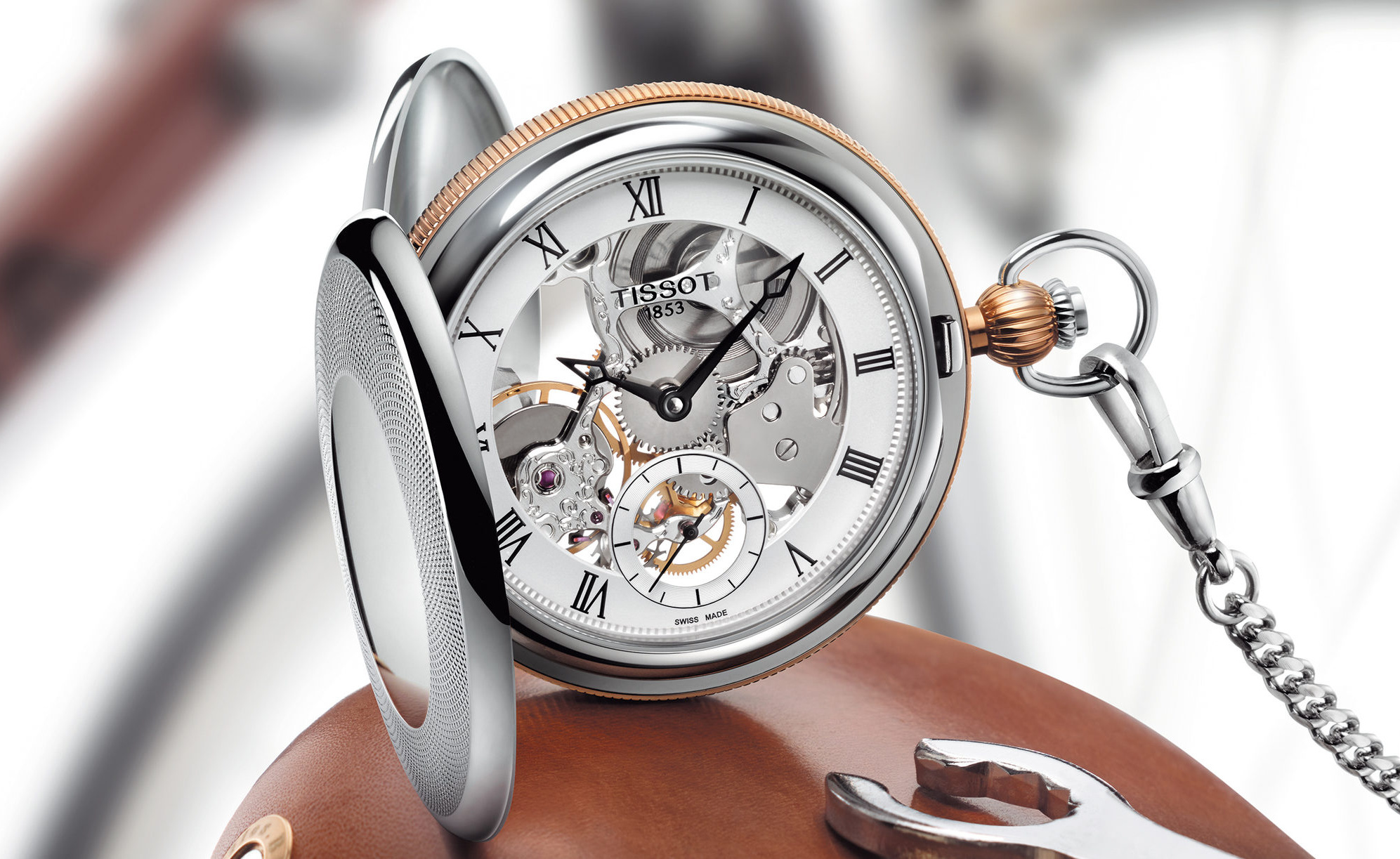 Tissot bridgeport pocket watch on sale