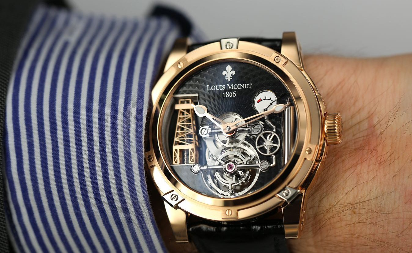 Derrick Original Gaz Tourbillon by Louis Moinet - 18K Rose Gold