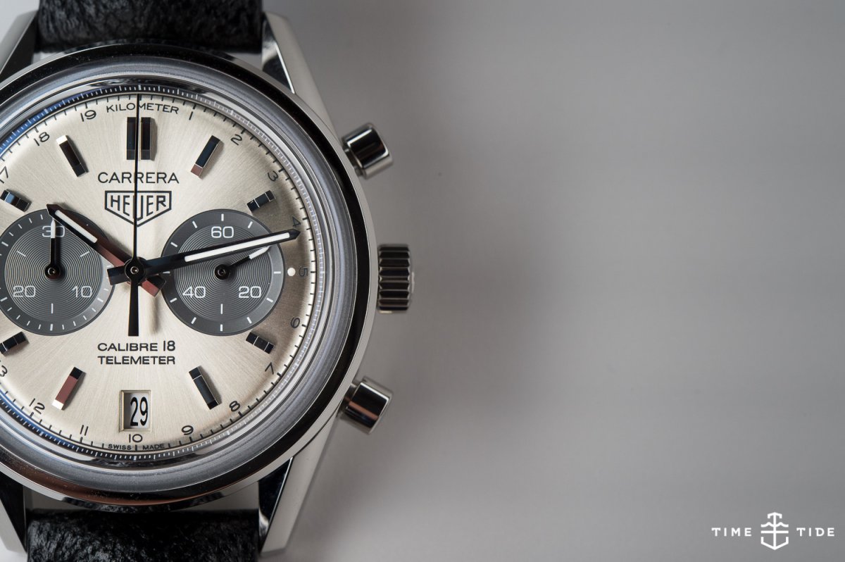 Heuer carrera calibre 18 telemeter best sale