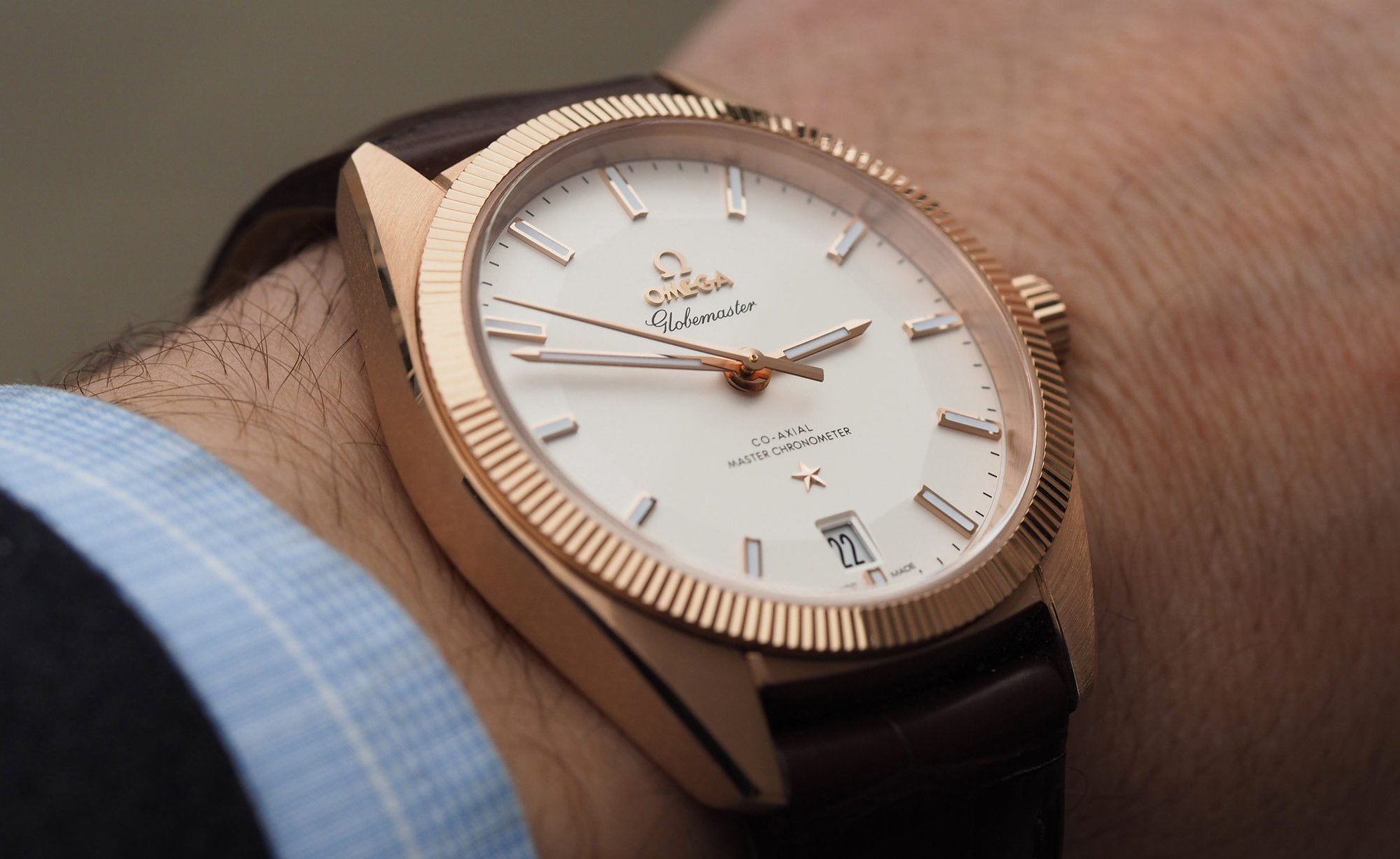 omega globemaster wrist