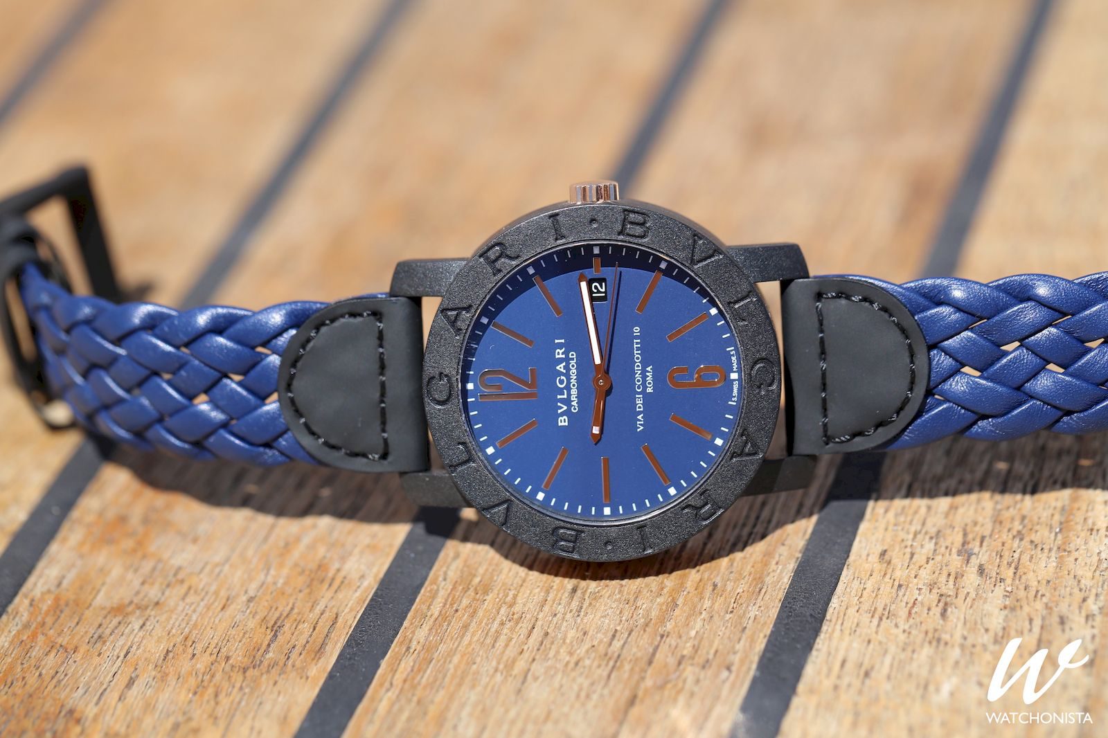 bulgari carbongold blue