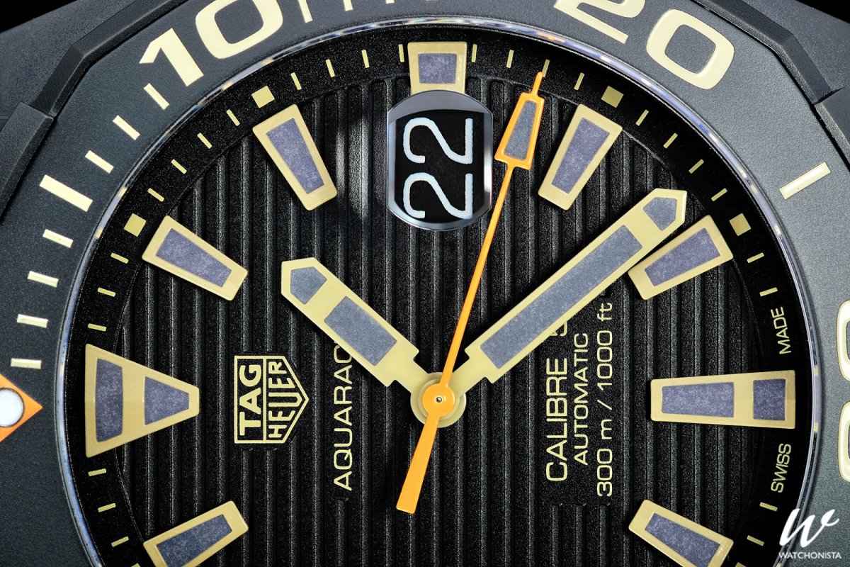 Hands on the TAG Heuer Aquaracer 300m Calibre 5 Black Titanium Watchonista