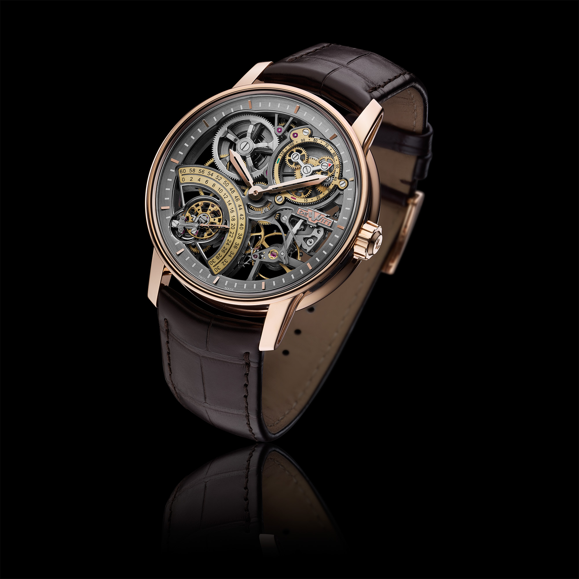 Dewitt academia skeleton watch store