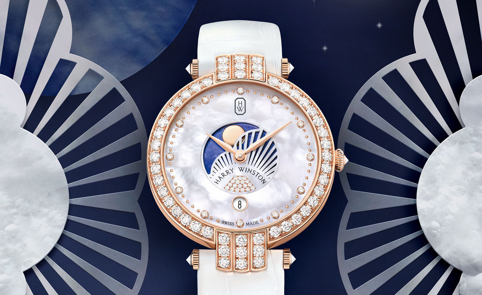 Pre-Baselworld 2016: Harry Winston unveils the Premier Moon Phase 36mm ...