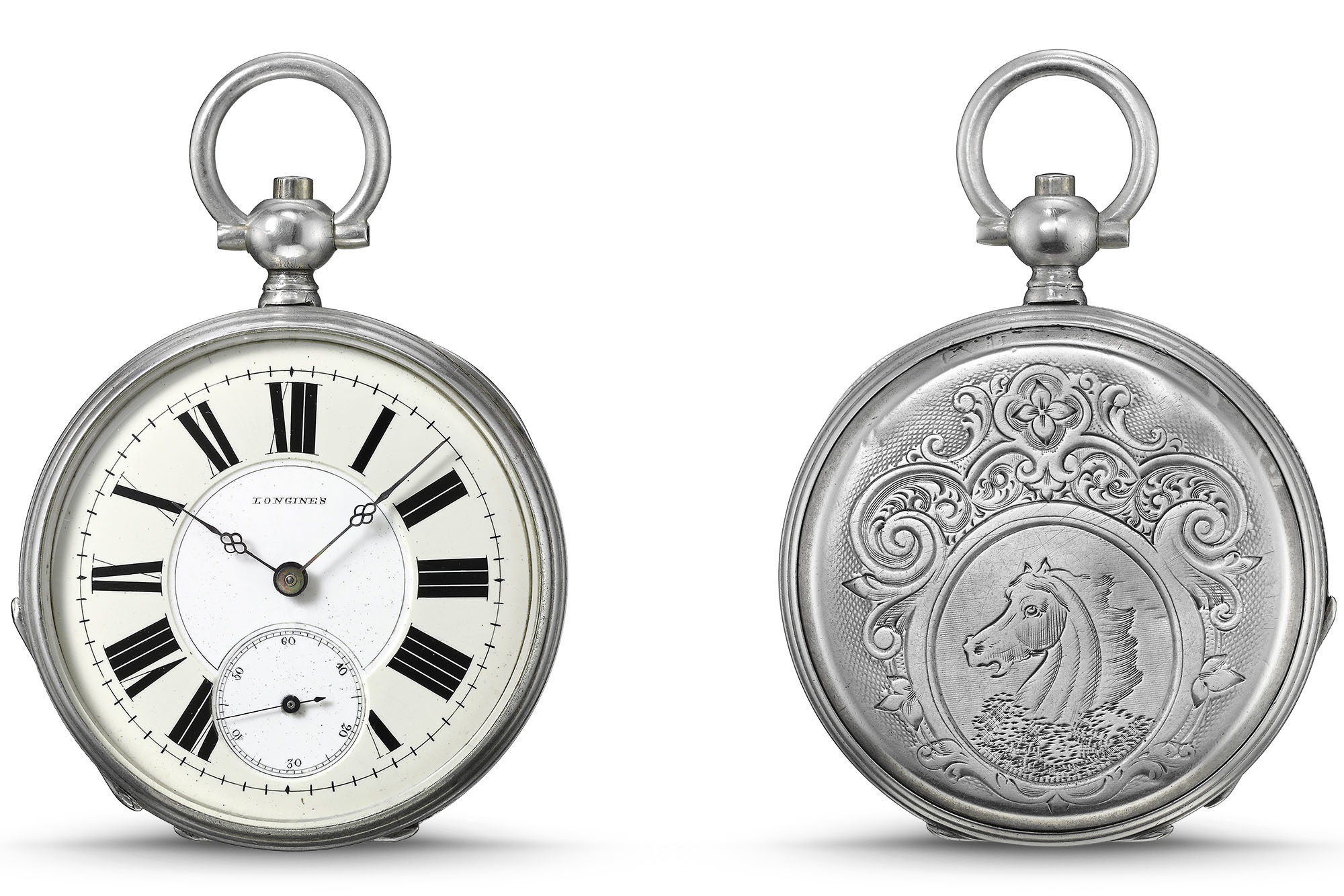 longines equestrian pocket watch