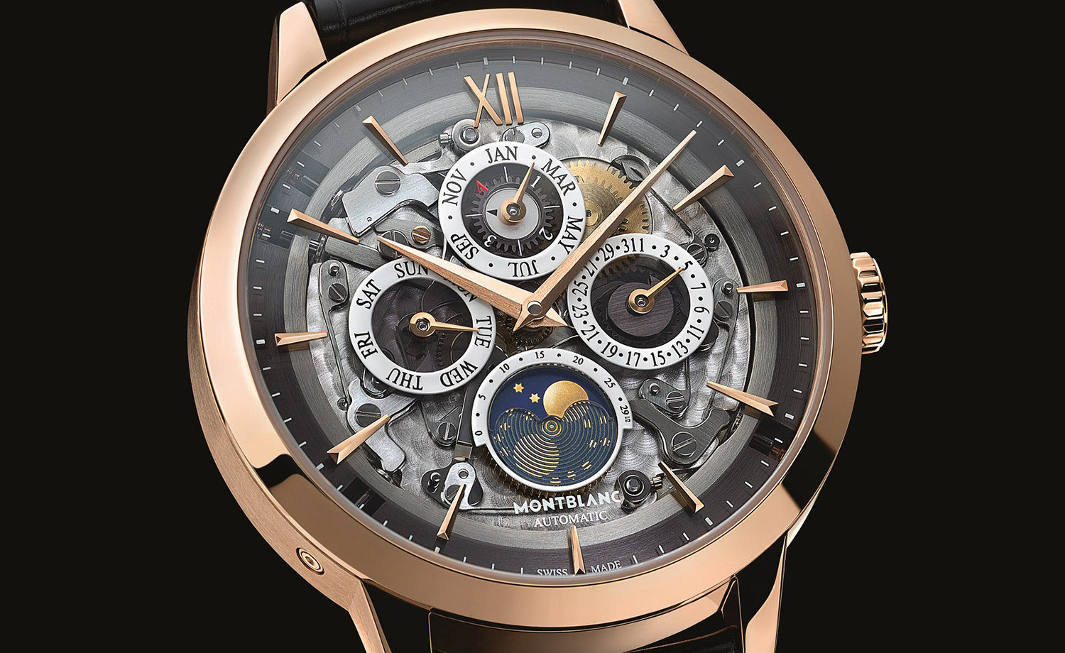 WW15 Montblanc Heritage Spirit Perpetual Calendar Sapphire Watchonista
