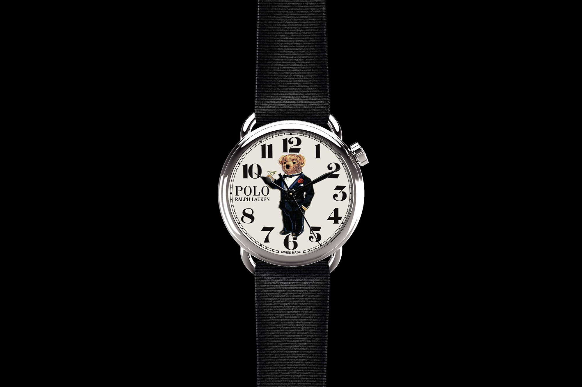 martini bear polo watch