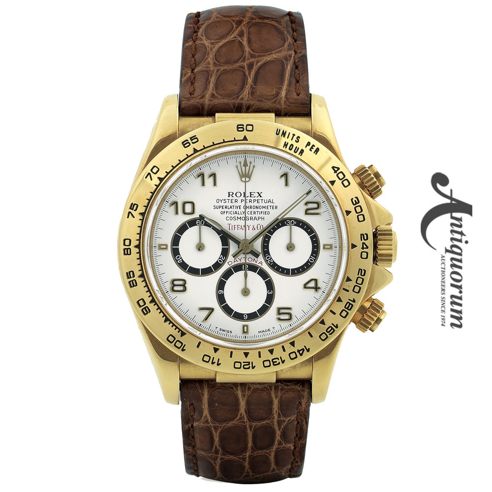 The 16518 18K Tiffany Co. Oyster Perpetual Cosmograph Daytona