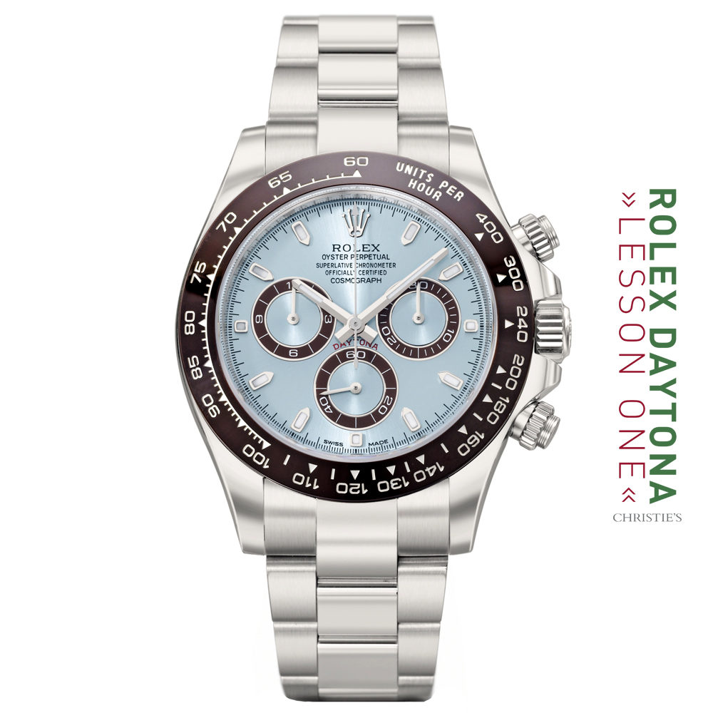 The 116506 P 'Brown Bezel / Ice Blue Dial Oyster Perpetual Cosmograph